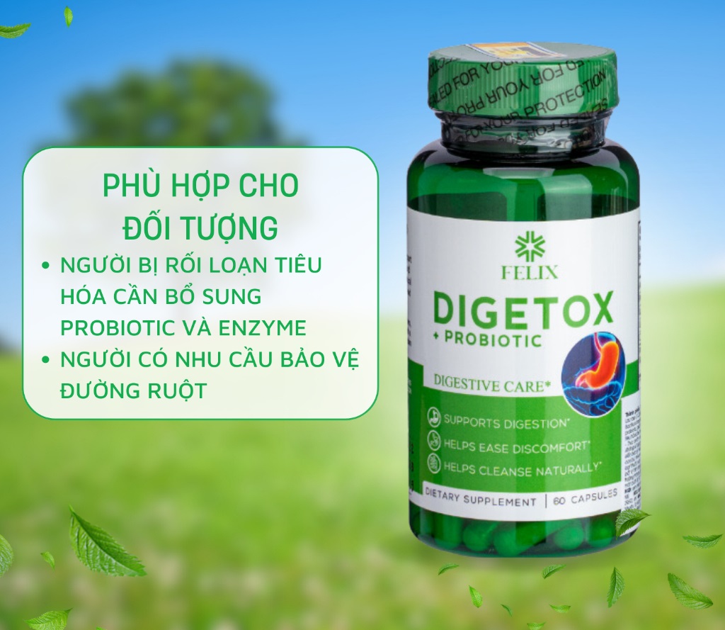 Felix Digetox Probiotic co the dung cho tre em khong