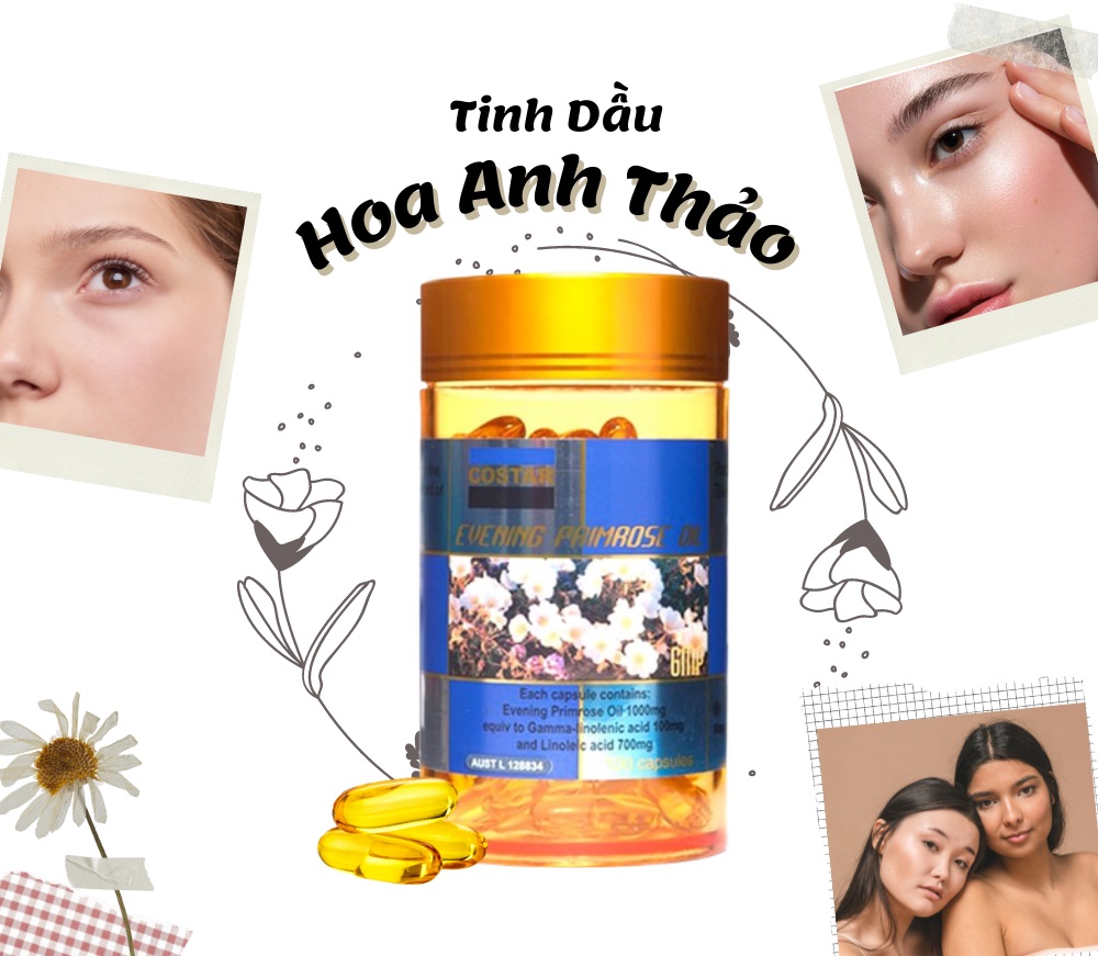 uong tinh dau hoa anh thao voi vitamin E cung luc duoc khong