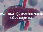 Gợi ý 15 cách giải độc gan cho người uống rượu bia