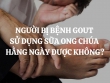 Người bị bệnh gout sử dụng sữa ong chúa hằng ngày có được không?