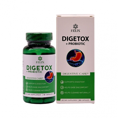 Viên Uống Hỗ trợ Tiêu Hóa Digetox Probiotic FELIX 60 viên