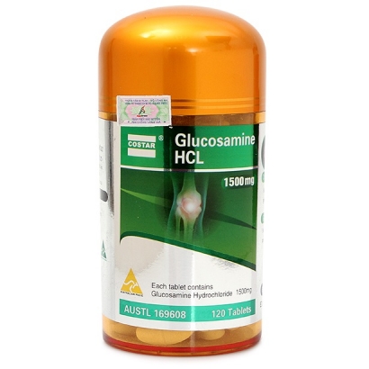 Viên uống hỗ trợ xương khớp Glucosamine HCL 1500mg (120 viên)